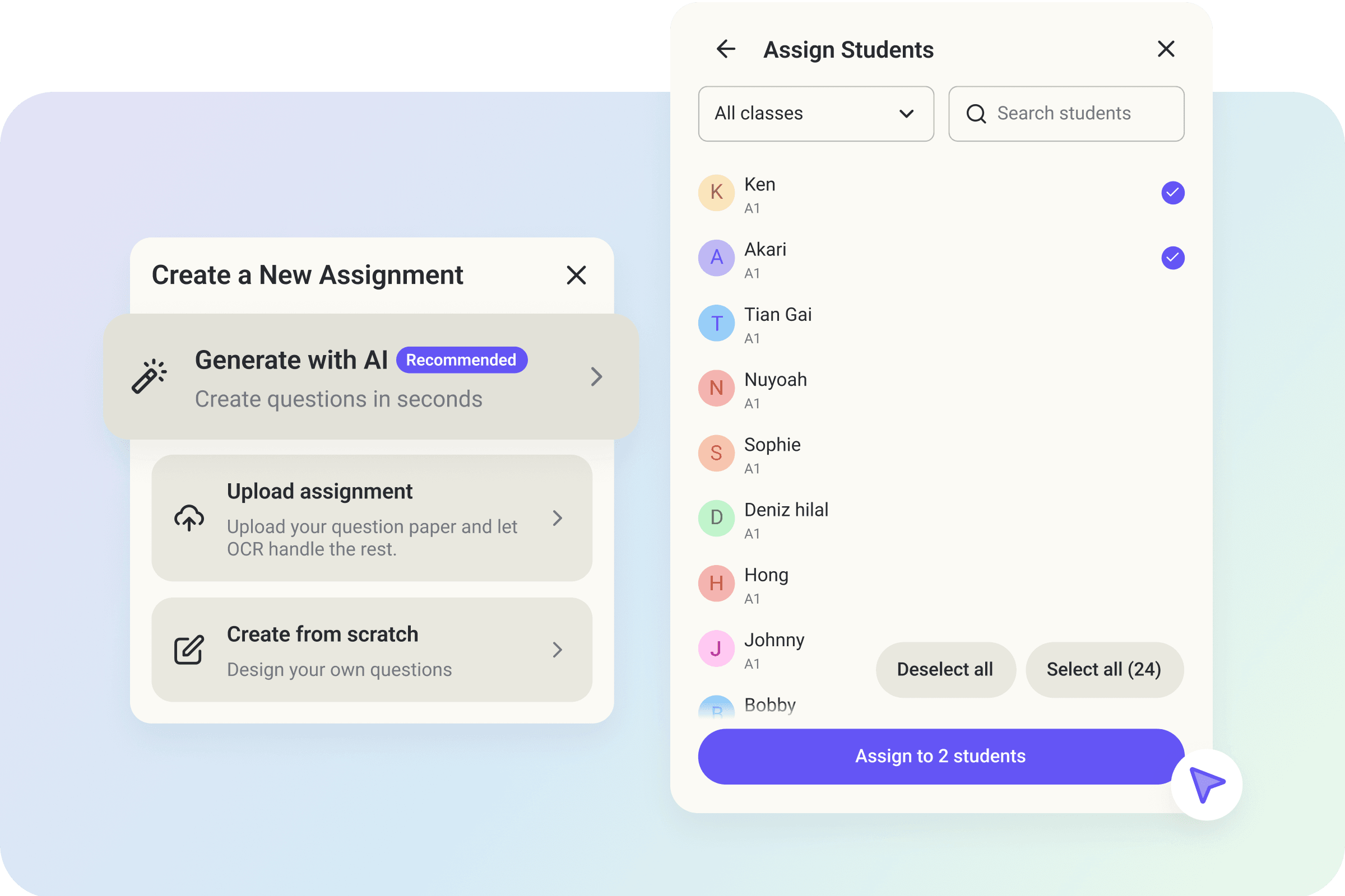 Create Assignments