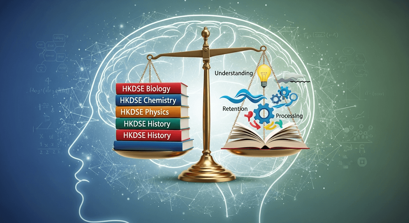 The Cognitive Load Equation: Balancing Mental Bandwidth for Superior Retention of Dense HKDSE Syllabi