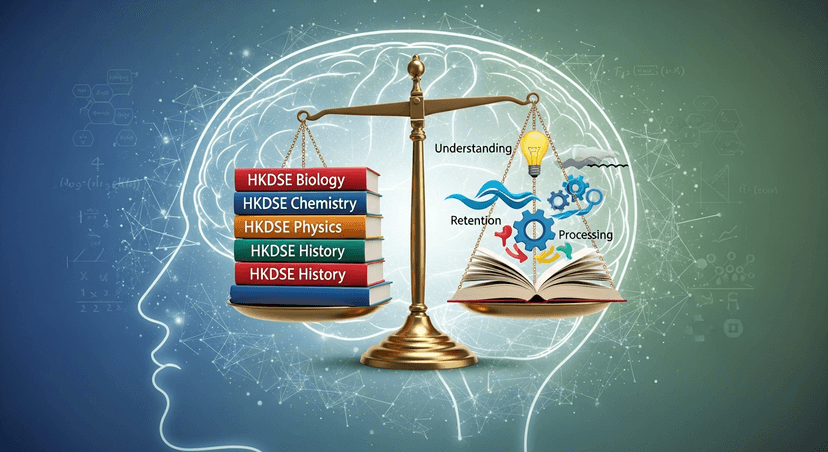 認知負荷方程式:平衡大腦頻寬,全面提升 DSE 繁重課程的記憶效果